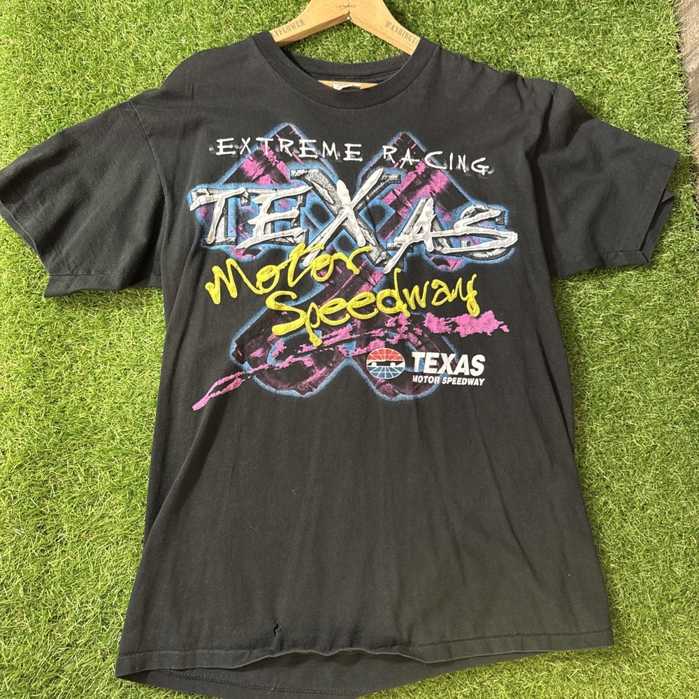 Vintage 1999‎ Texas Motor Speedway T-Shirt Single Stitch Anvil L NASCAR